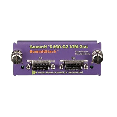 [X460-G2 VIM-2ss] Extreme X460-G2 VIM-2ss, Extreme X460-G2 Switch, 2xSummitStack Ports/Rear Module/Optional